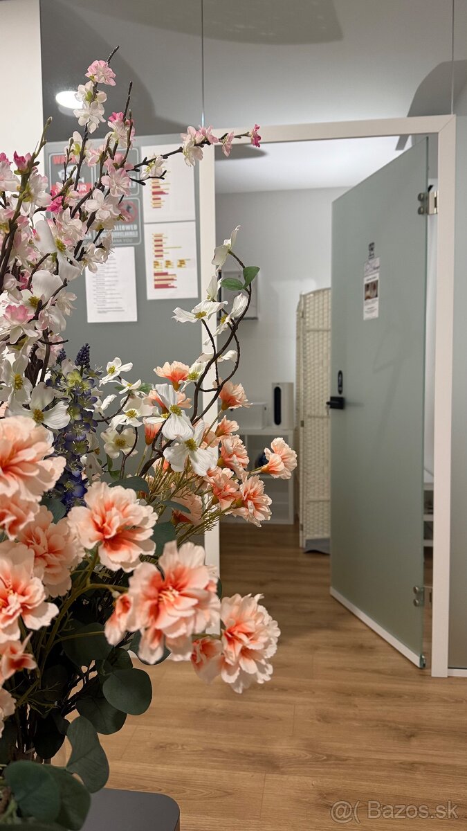 masážneho kabinetu v zabehnutom salóne