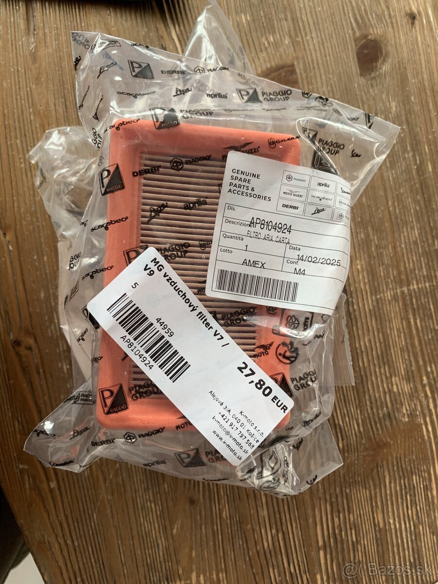 Moto Guzzi V7 / V9 vzduchový filter