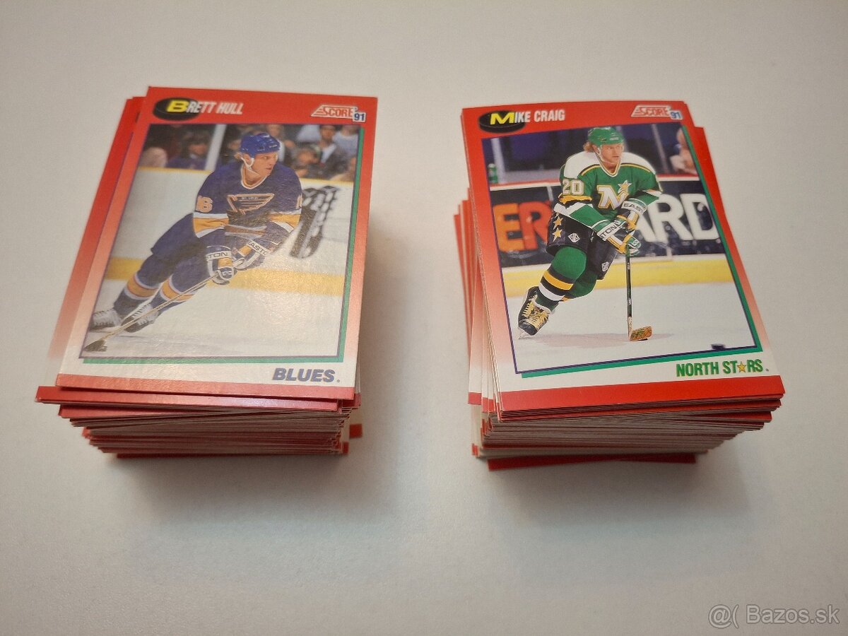 Hokejove karty,karticky - 1991 Score