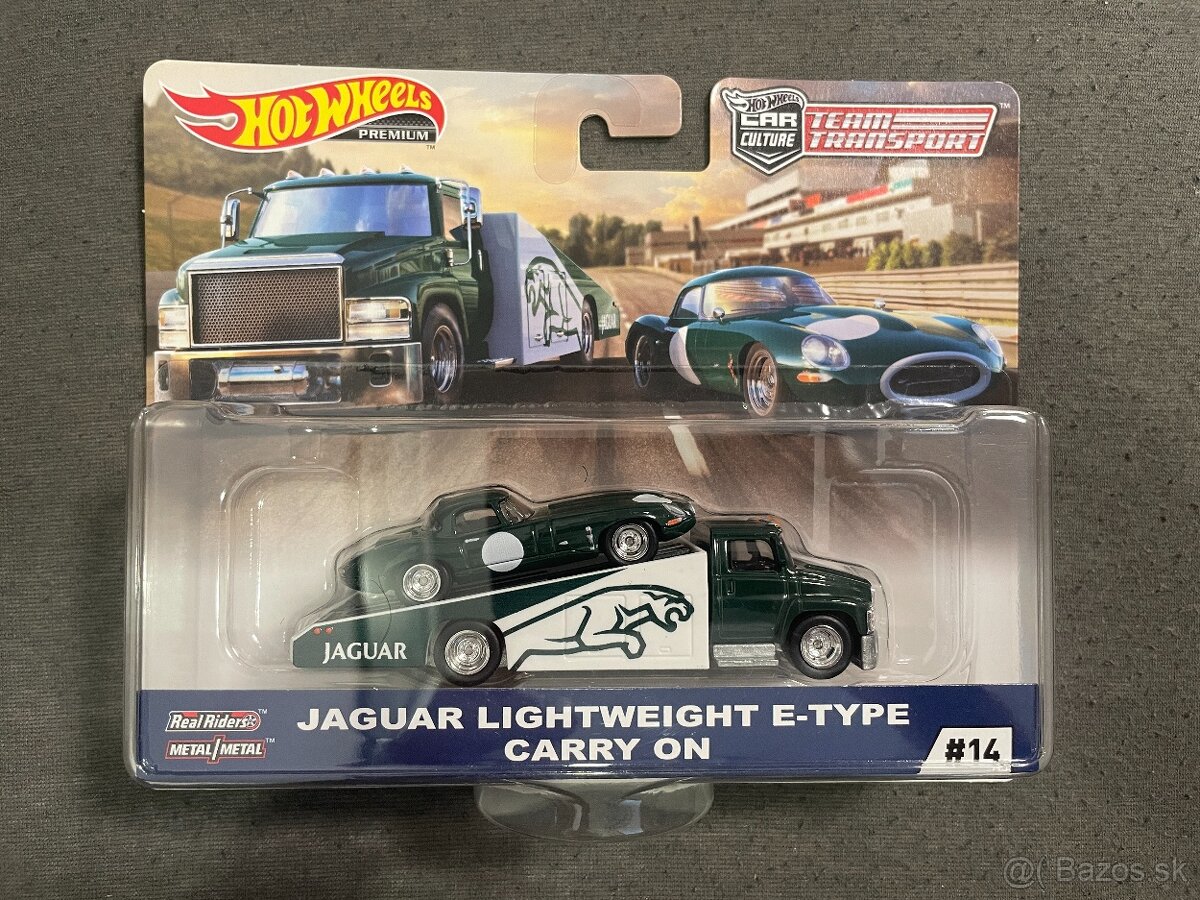 Hot Wheels Team Transport Jaguar Lightweight E-Type