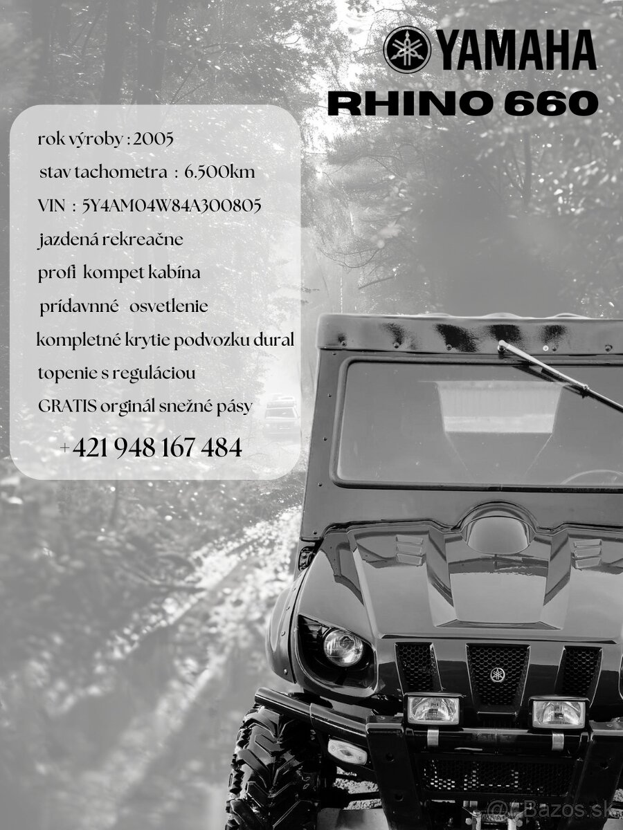 UTV YAMAHA RHINO 660
