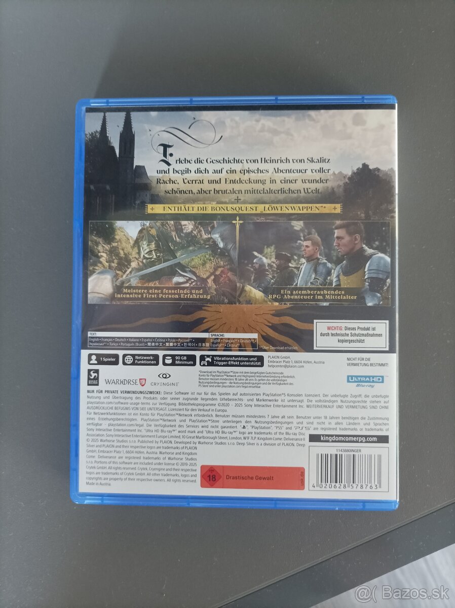 Predám Kingdom Come Deliverance 2