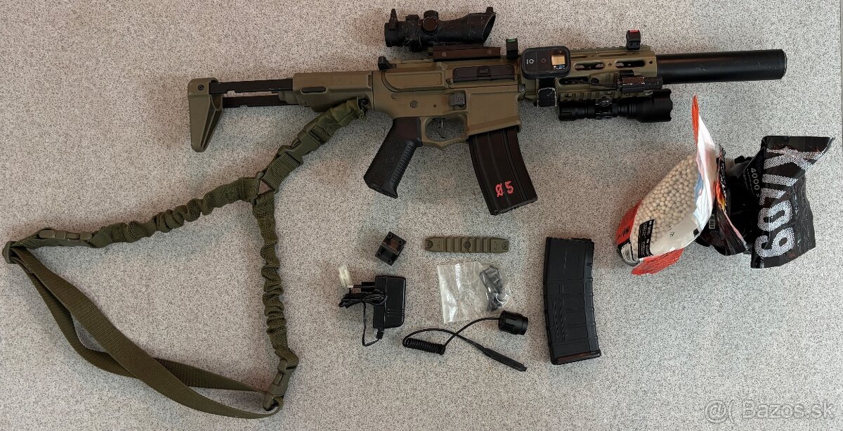 Airsoft Amoeba M4 AM-014 , Snow Wolf M24