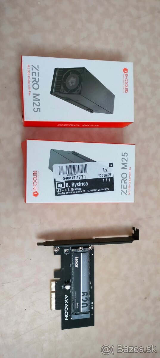 ID-COOLING ZERO M25 M.2 SSD chladič - 2 kusy