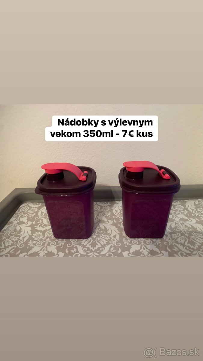 Nádobka s výlevnym vekom 350ml - Tupperware