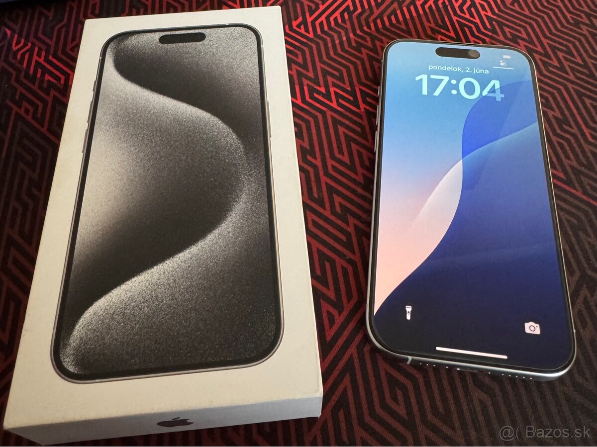 iPhone 15 Pro, White Titanium