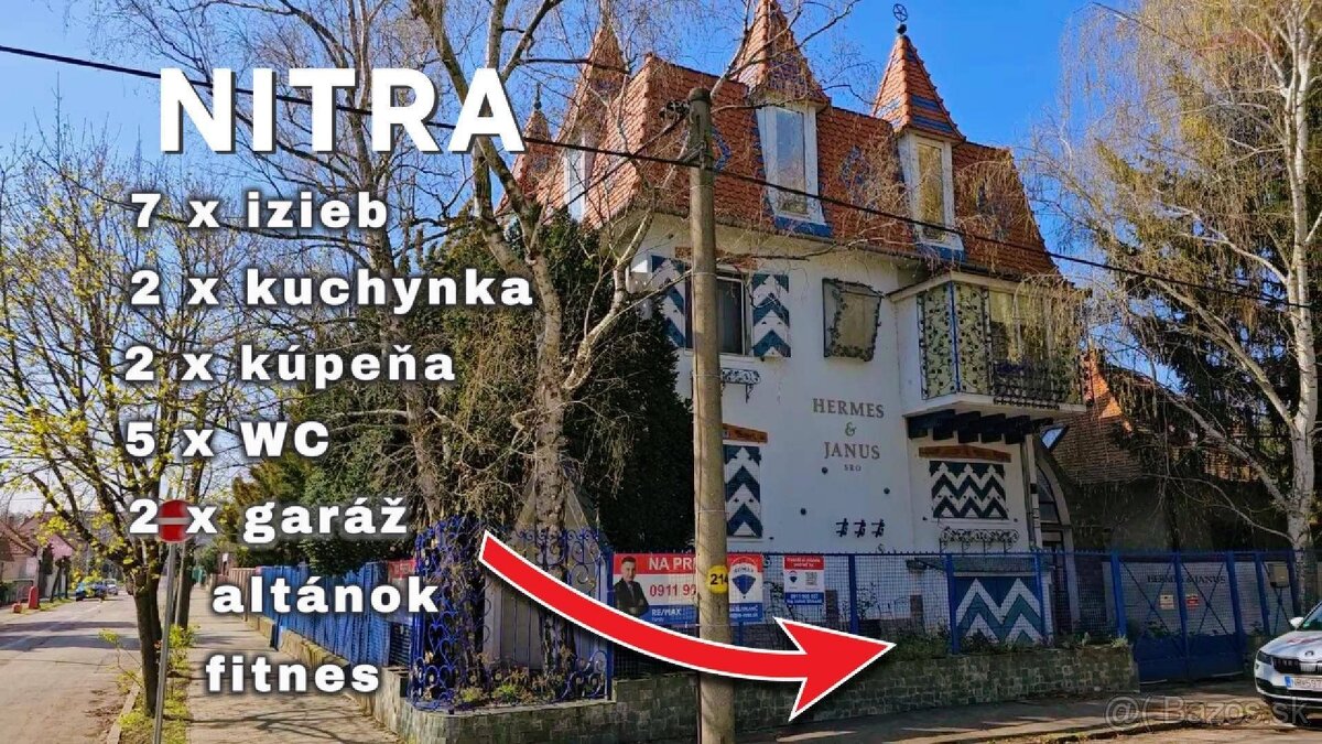 Predaj 7 izbový dom Wilsonovo nábrežie - Nitra "REZERVOVANÉ