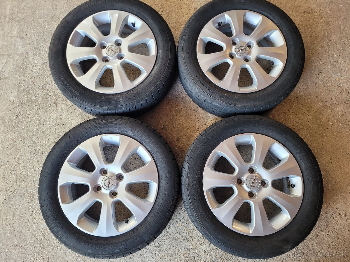 HLINIKOVE DISKY ORIGINAL OPEL AGILA 4x100 185/60 R15 LETNE