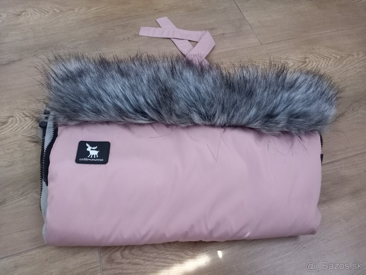 Rukávnik na kočík Cottonmoose Pink