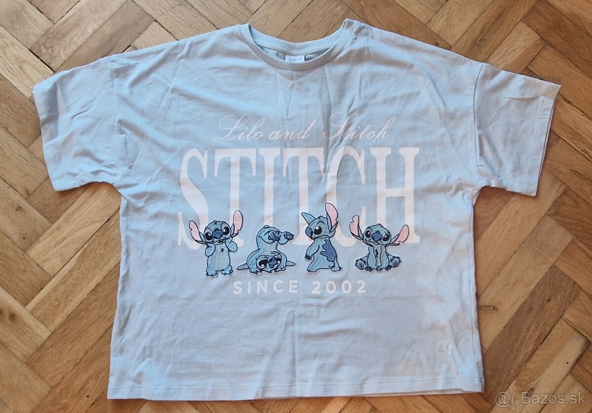 Tričko crop top Stich v.164