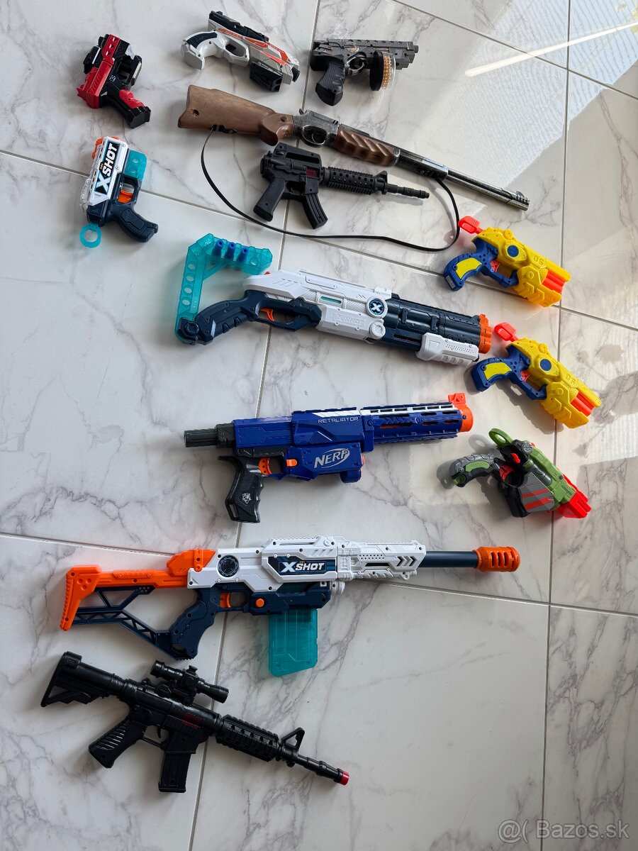 Predám NERF pušky a pistole