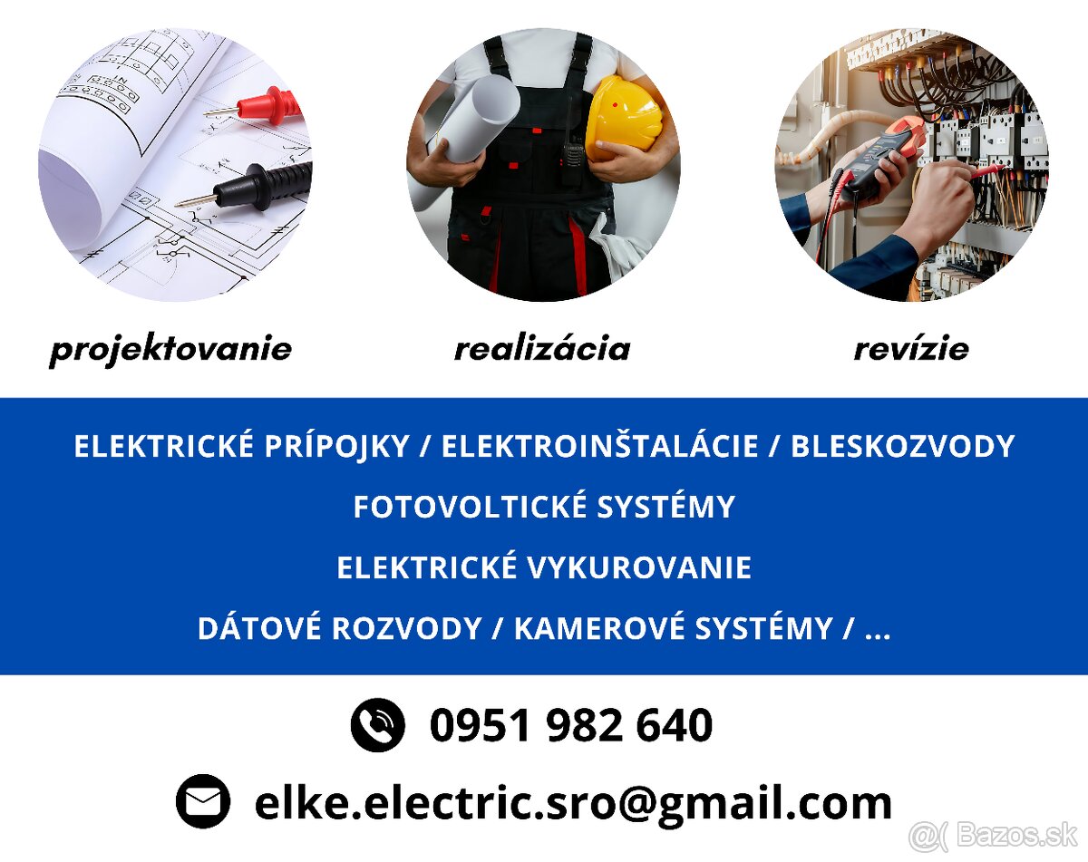 ELKE Electric - projektovanie, realizácia a revízie elektro