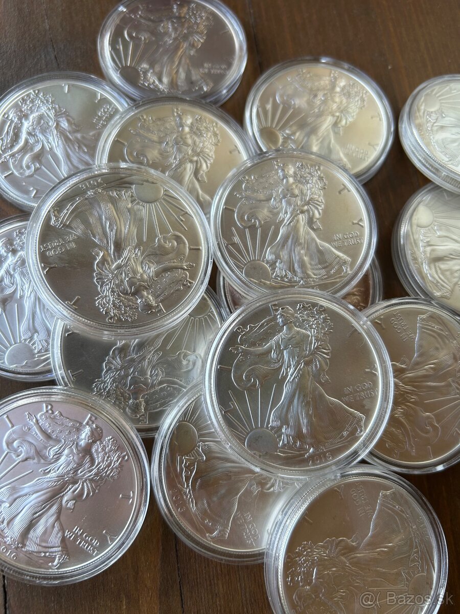 1 oz strieborná minca Walking Liberty 2016 – American Silver