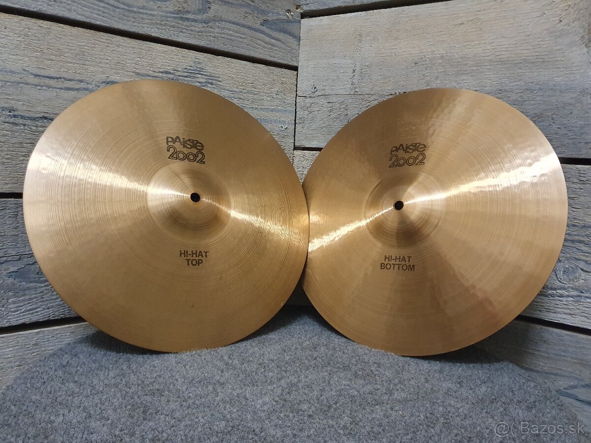 hi-hat 14" Paiste 2002 Black Label 70s