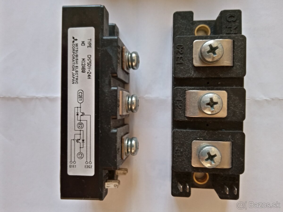 mitsubishi cm75dy-24h,1200V (VCES), 75 Ampere Dual IGBT