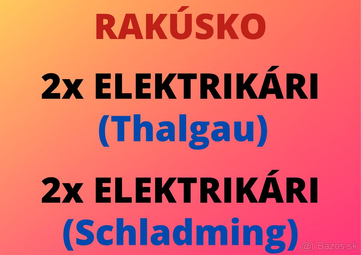 RAKÚSKO: 2x2 ELEKTRIKÁRI