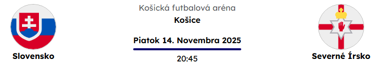 Kvalifikácia MS 2026 / Slovensko-Severné Írsko