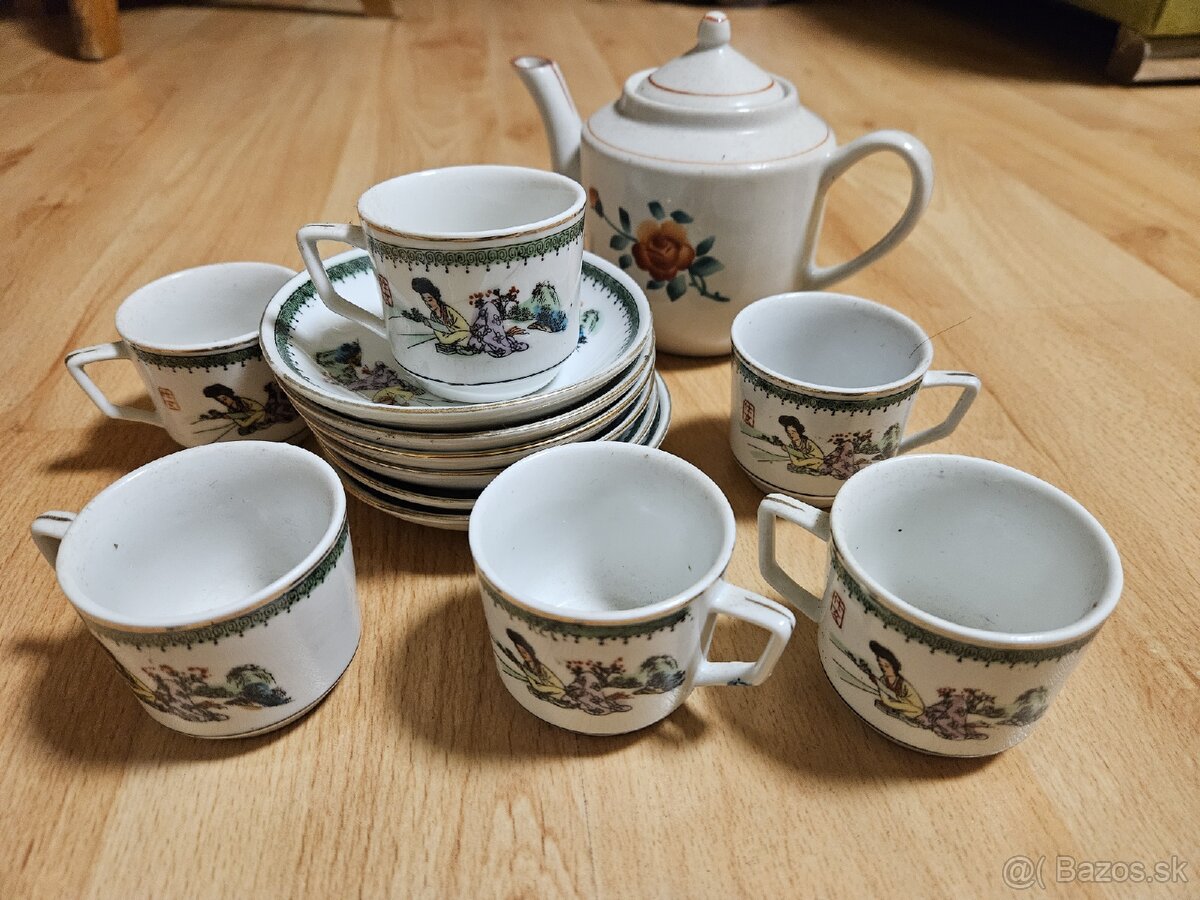 Kávová súprava a čajník