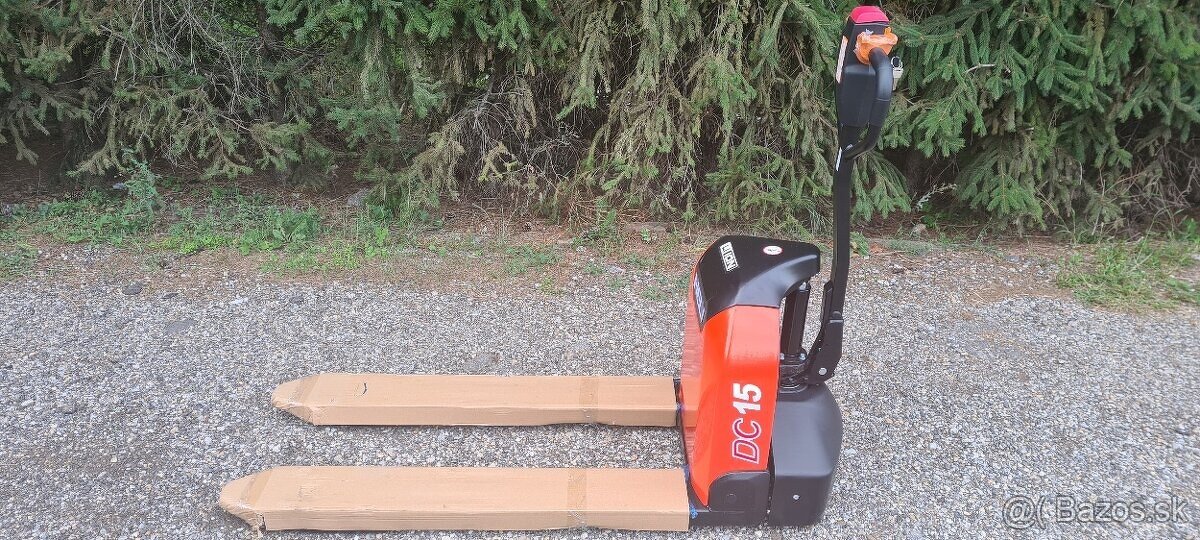 Ručne vedený elektrický paletový vozík Heli 1,5t.