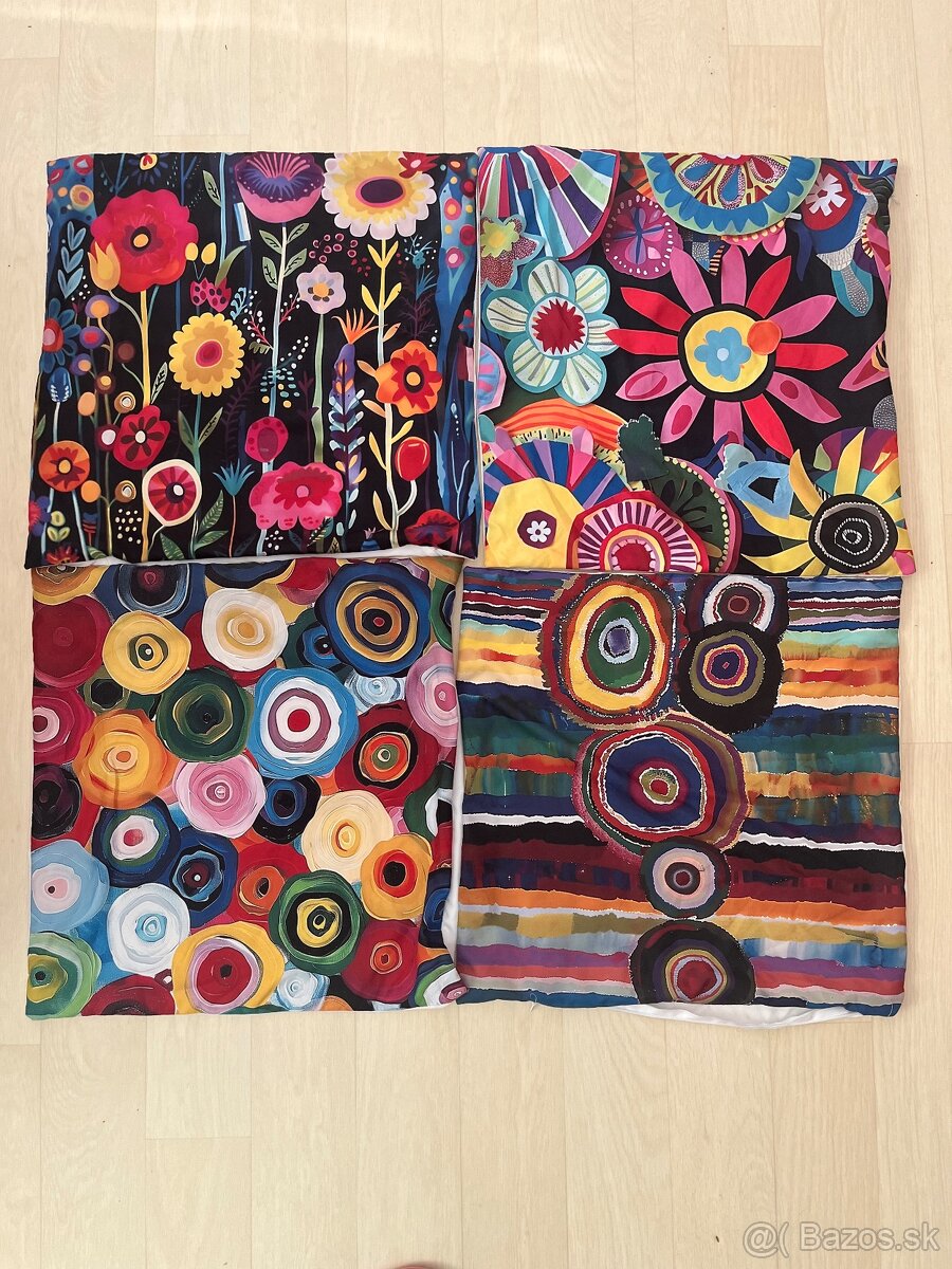 dekorativne obliecky na vankuse 4 ks