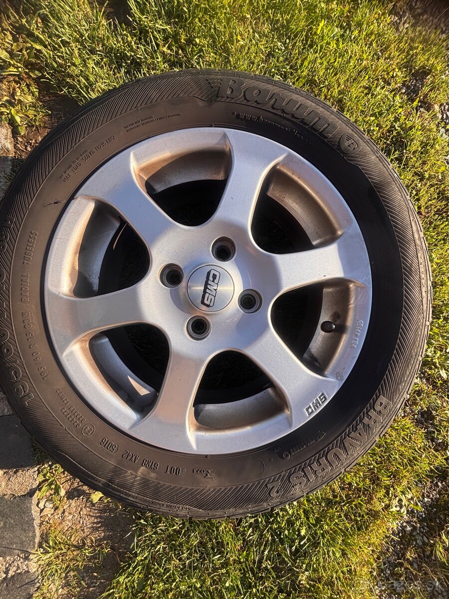 Predám 4 kusy letné pneu 4x108 ford na elektronoch