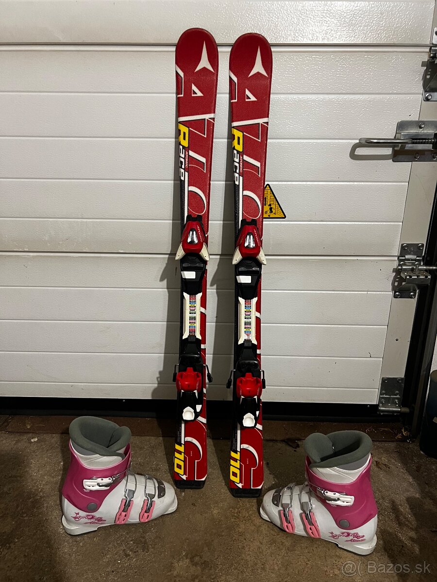 Detsle lyze 110 + lyziarky