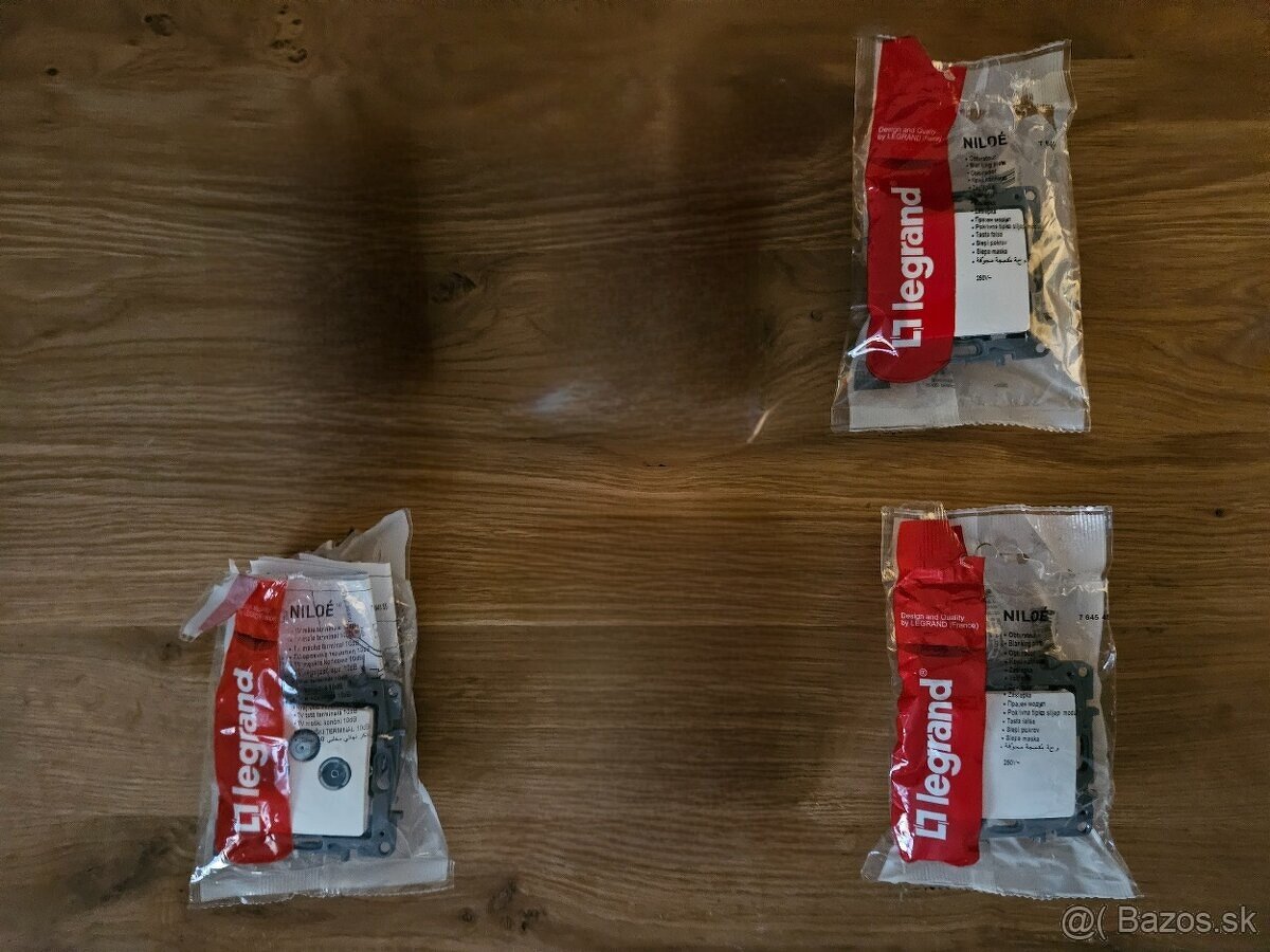 TOP: Zasuvky Legrand Niloe biele