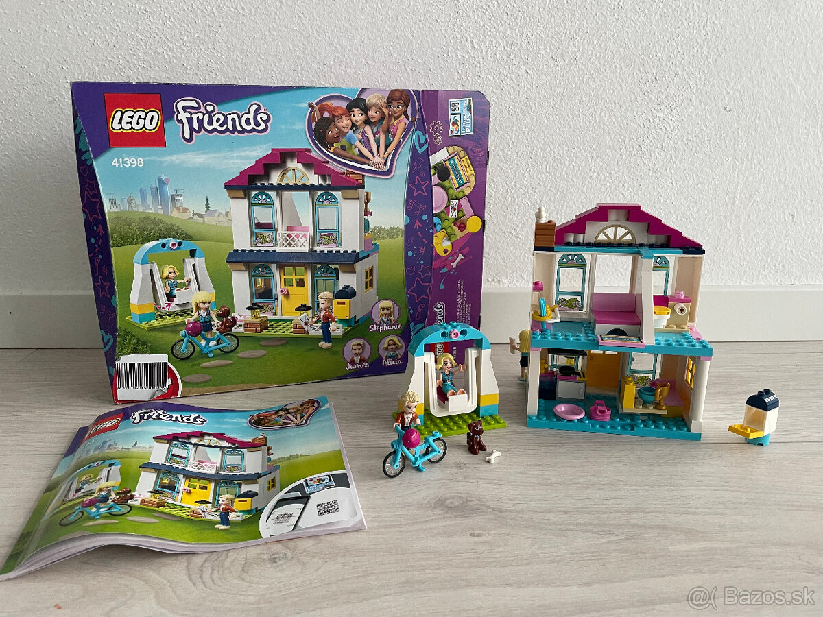 Lego Friends Stephanie a jej dom