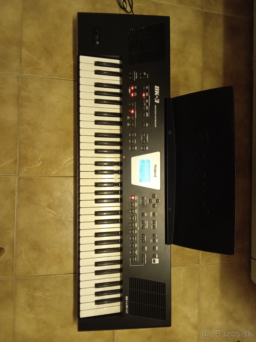 Predám syntetizátor keyboard BK3  ROLAND BK 3 s dynamikou.
