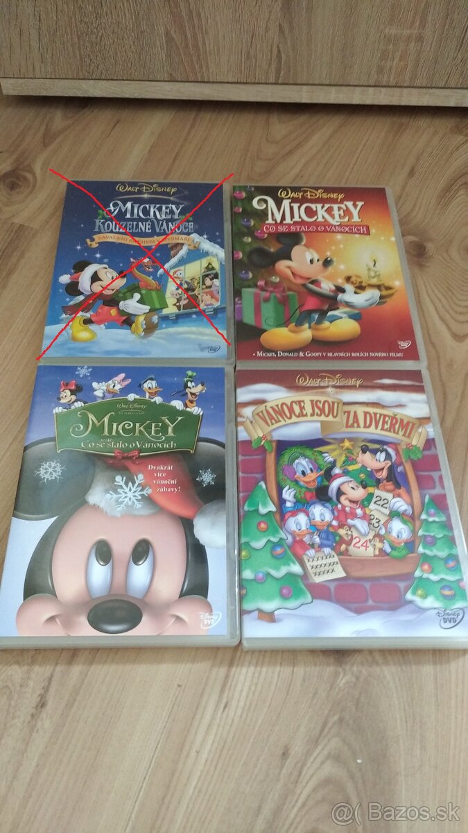 Vianočné DVD Disney
