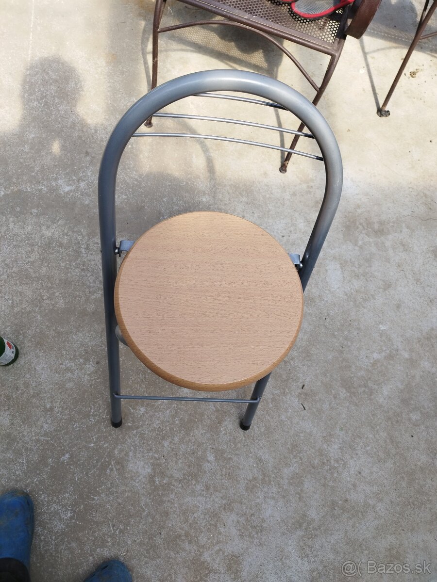 Skladacie stoličky, výška 58 cm