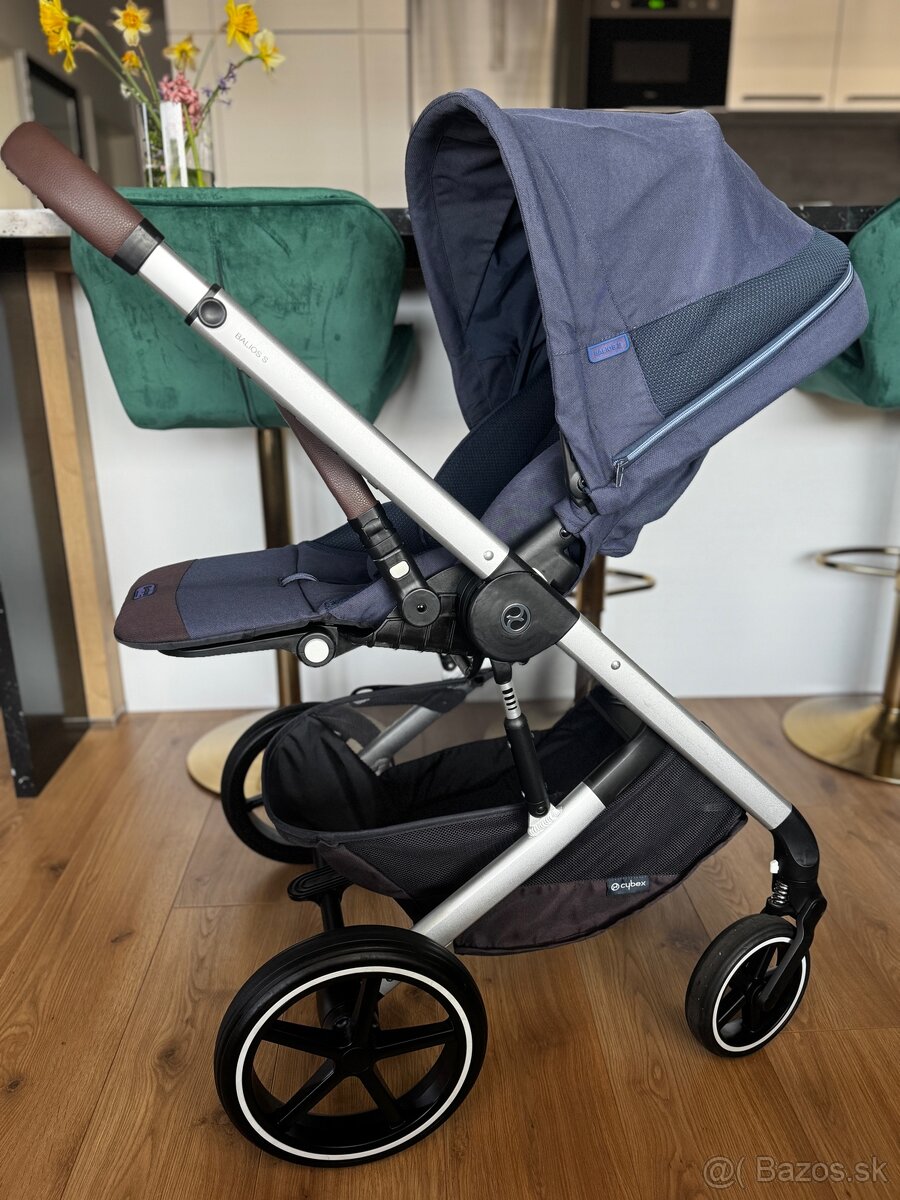 Detský kočík Cybex Balios S Lux Ocean Blue/navy blue