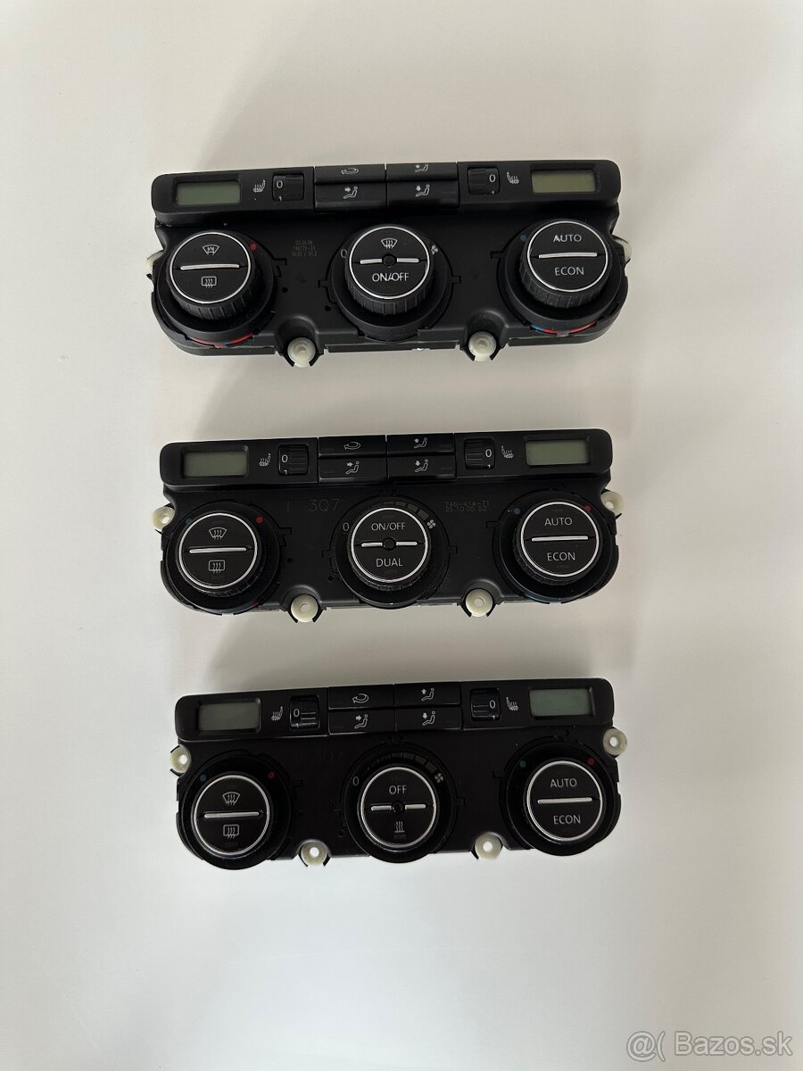 Climatronic panel kúrenia volkswagen passat golf touran