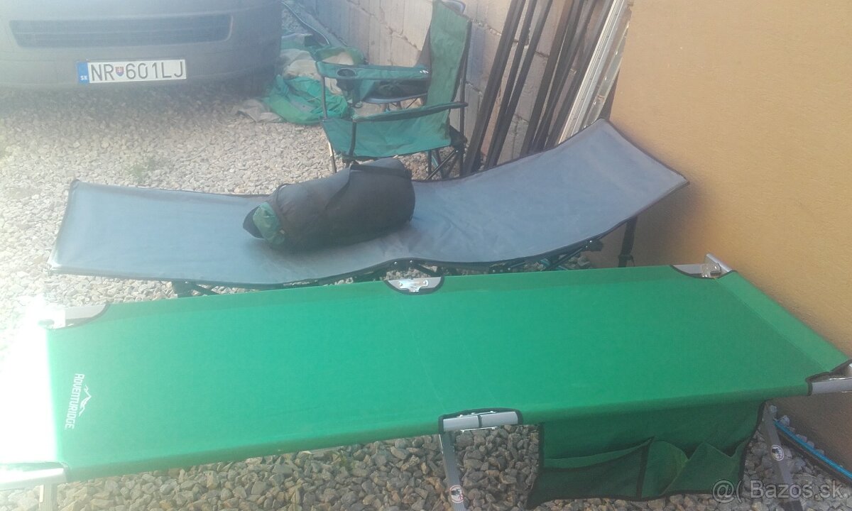 kempingove postele stoličky