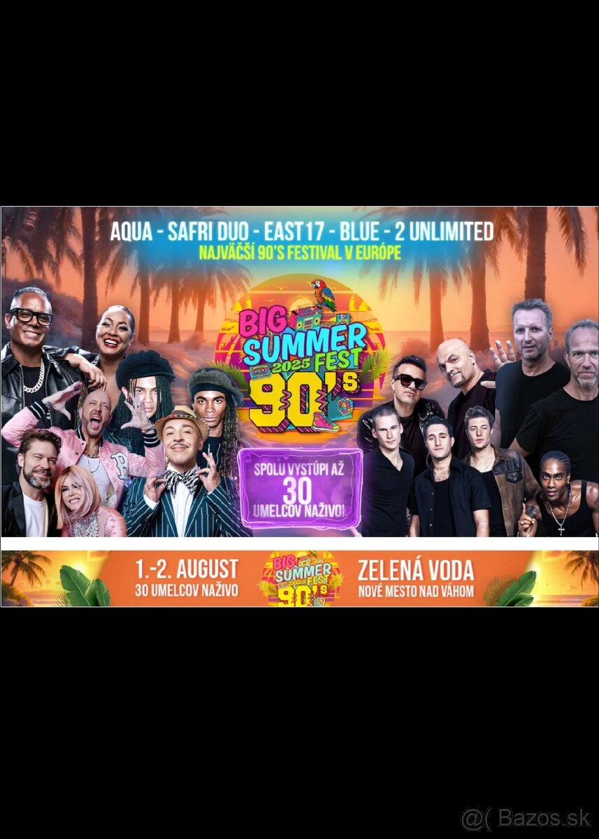 2-dňový lístok Summer Fest