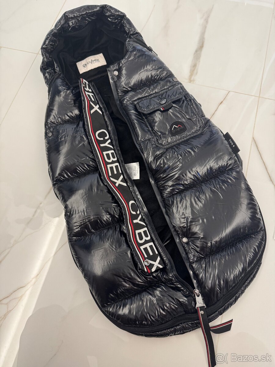 CYBEX Platinum zimný mini fusak Deep Black