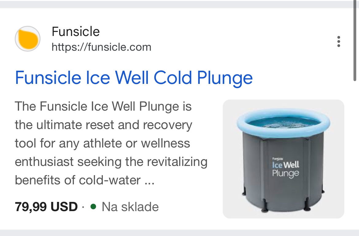 NOVÁ nerozbalena otuzovacia kada