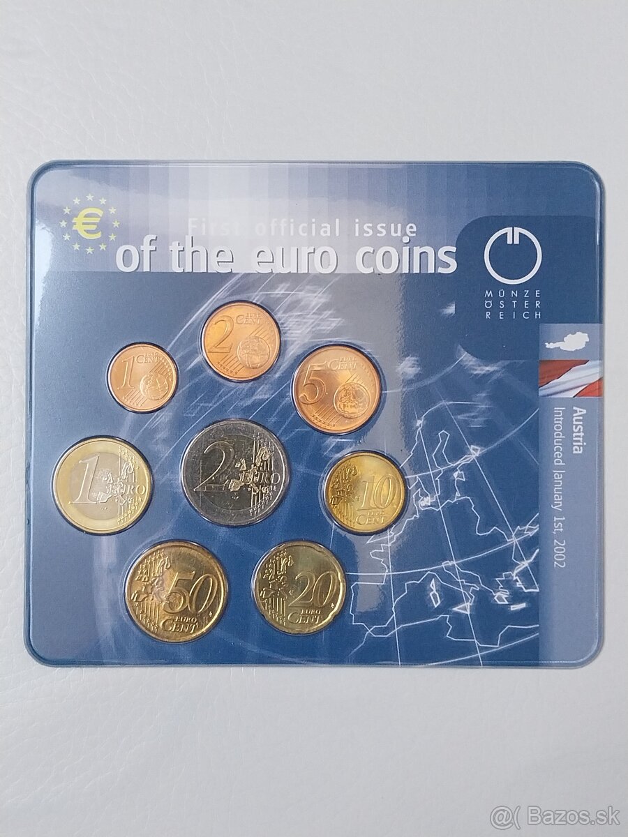 Mince sady euro minci