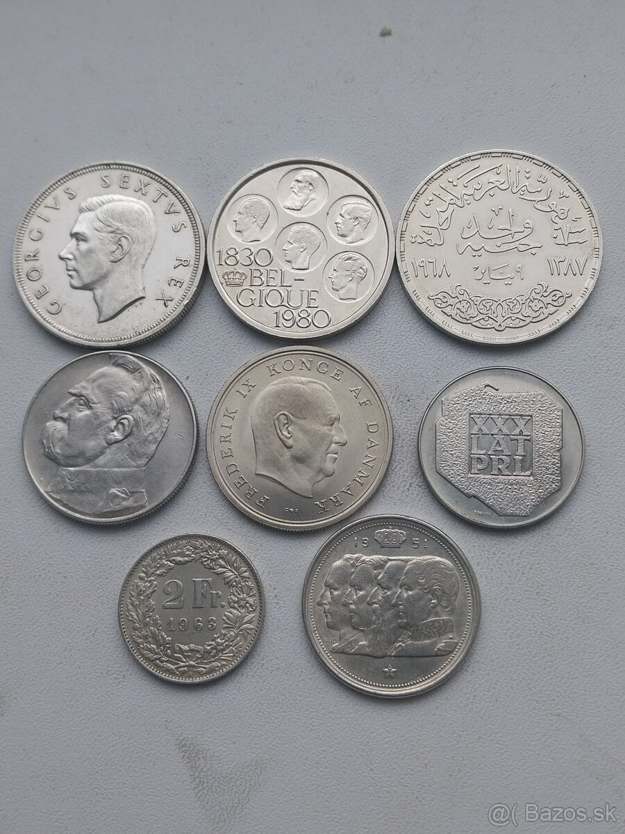 Zahranične strieborne mince