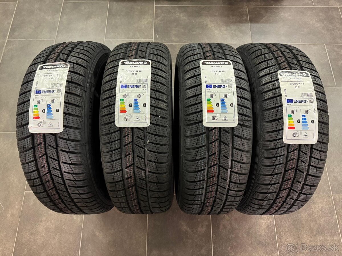 Nové zimné komplety Barum 205/55 R16 91H