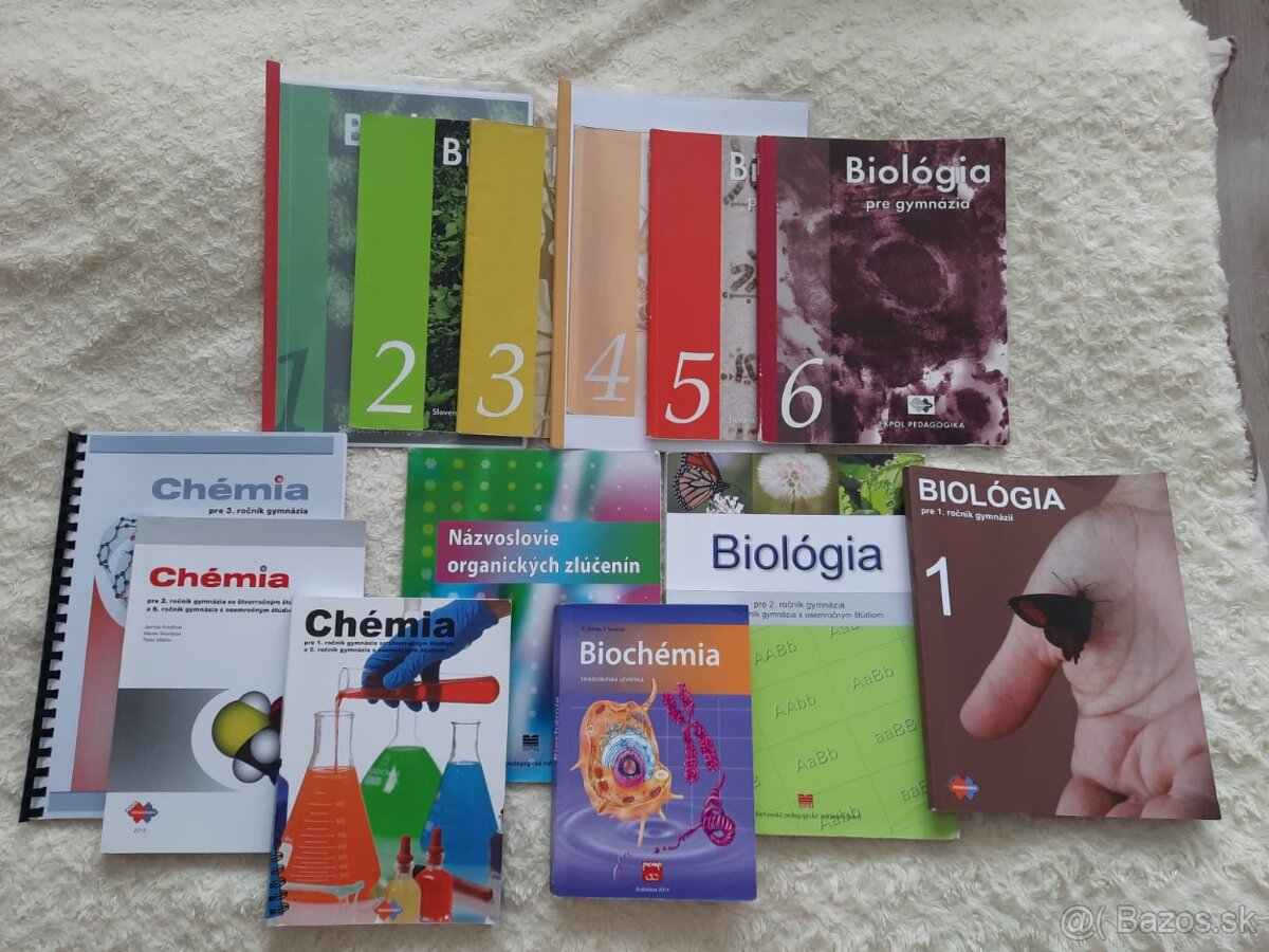 Knihy - BIOLÓGIA + CHÉMIA