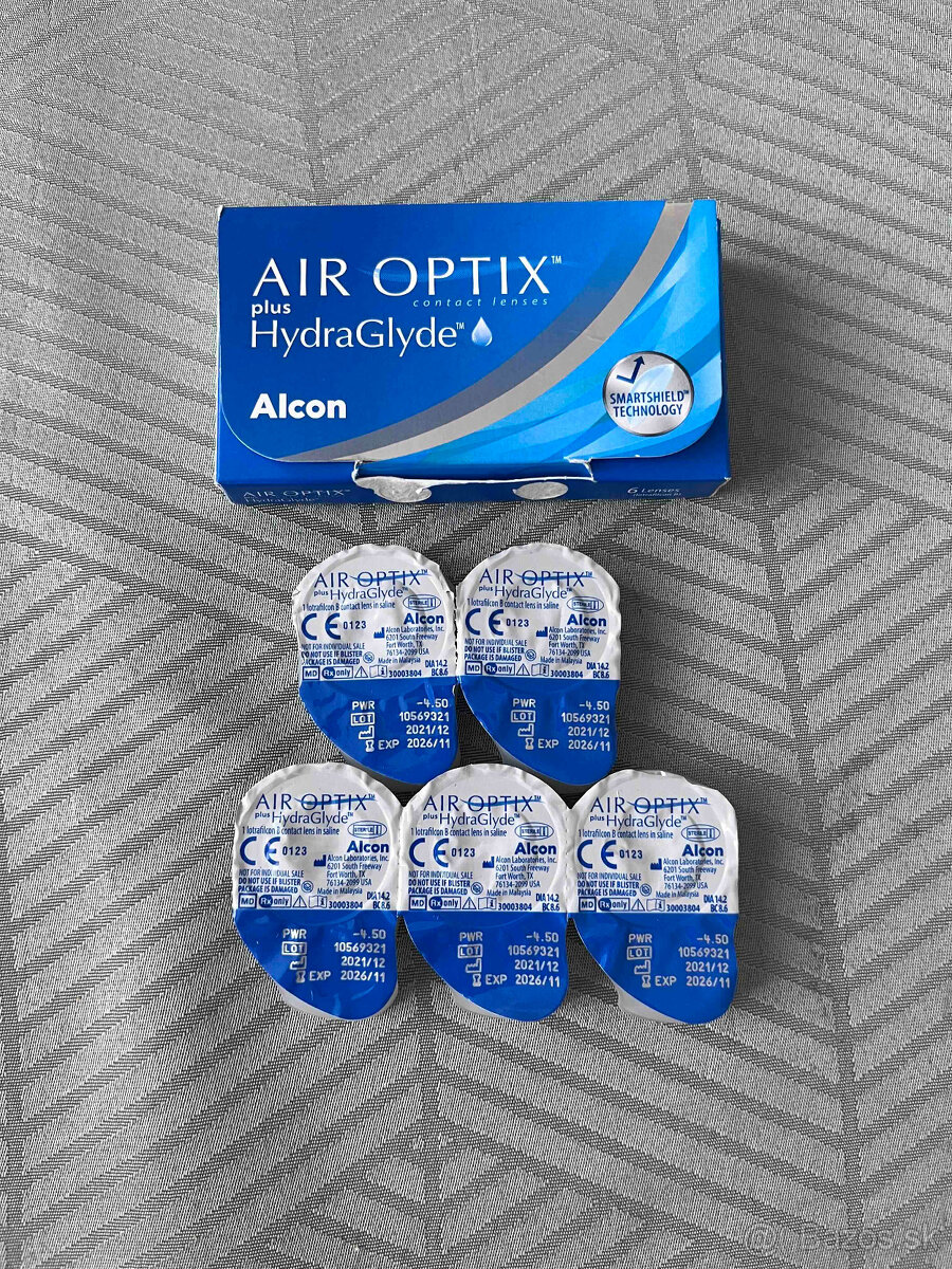 Air Optix plus HydraGlyde -4.50