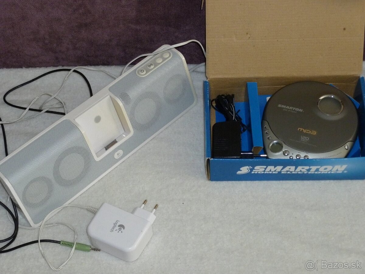 Predám discman SMARTON SM 416M a reproduktory LG