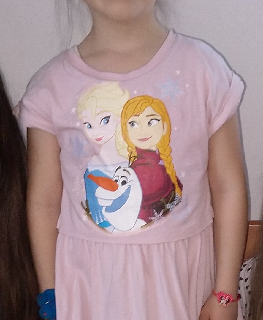 Šaty Frozen, 6 rokov