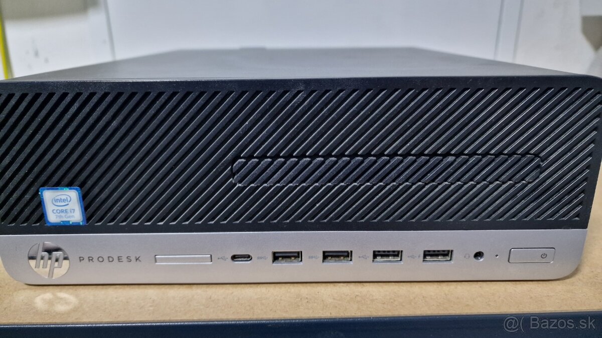HP ProDesk 600 G3 SFF, i7-7700, 8GB, SSD 256GB, DVDRW, W10Pr