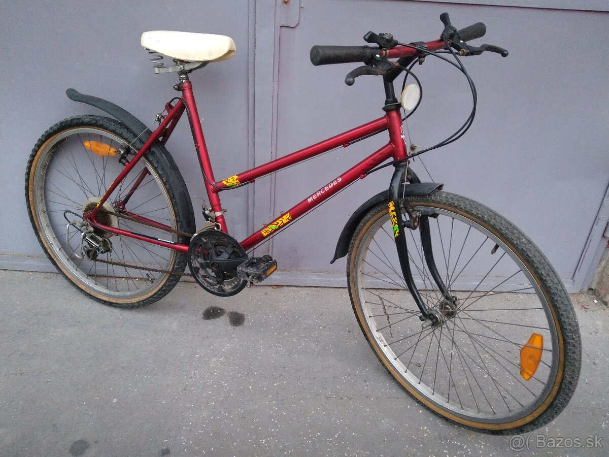 dámsky horský retro bicykel SHIMANO,26"kolesá,19"rám