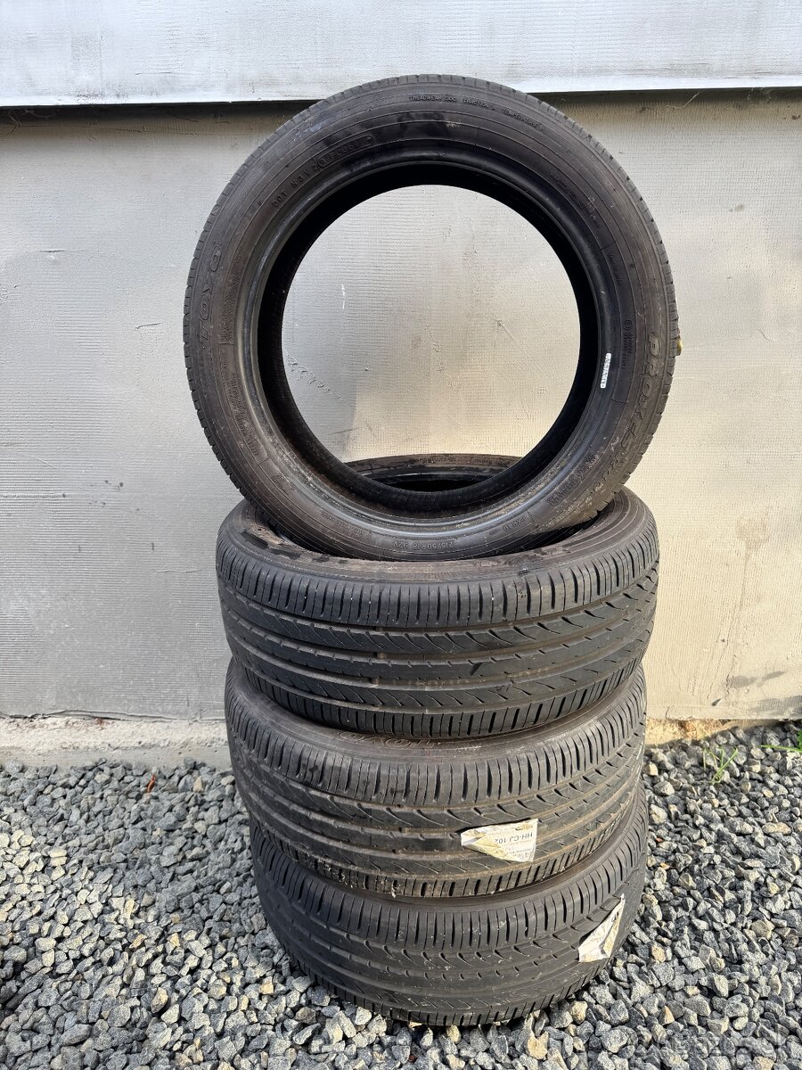 Letne pneu Toyo 215/50 R18 dezen 6,5 mm