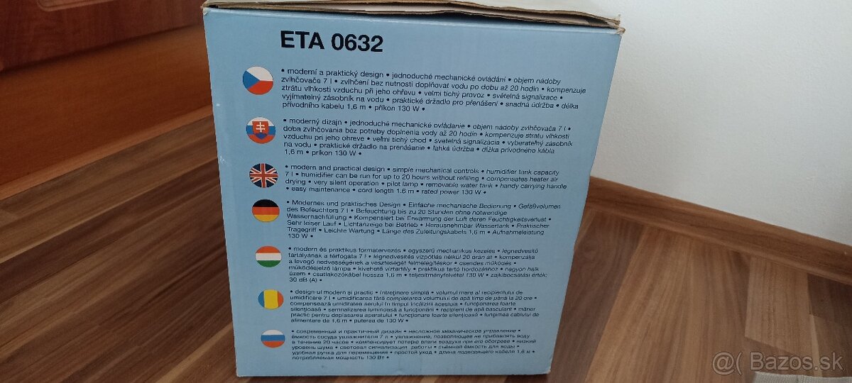 Zvlhčovač vzduchu ETA