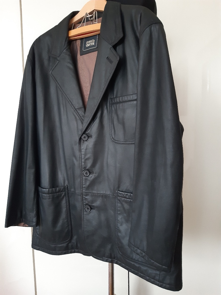 Bunda kožená pre pánov ako sako-športovo elegantné č. 60