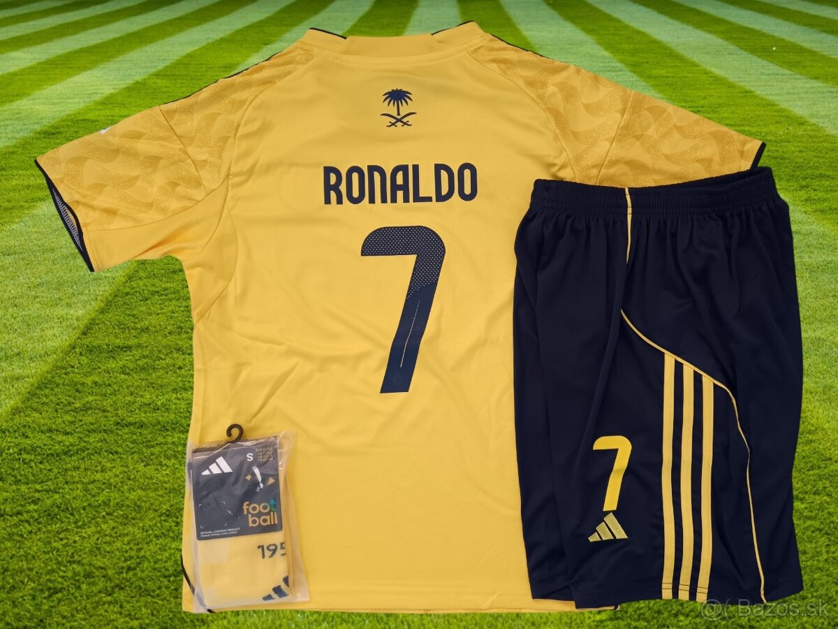 dres Cristiano Ronaldo  Al Nassr žltá edícia 2025/2026